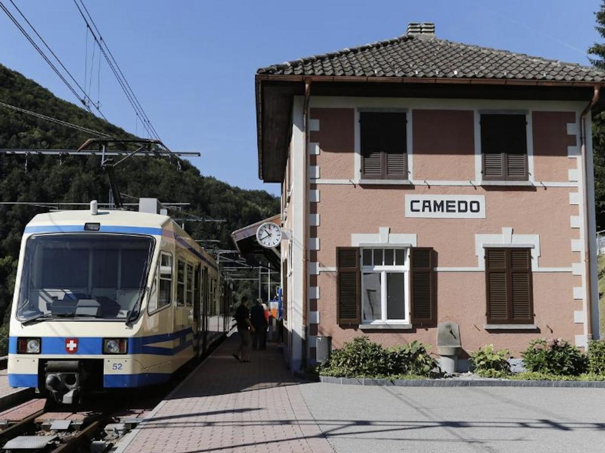 Osteria Gruetli Con Alloggio Borgnone Exterior foto