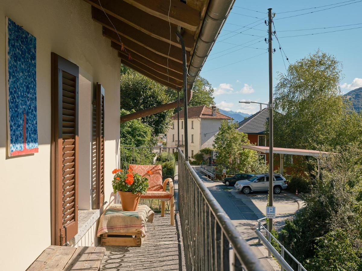 Osteria Gruetli Con Alloggio Borgnone Exterior foto