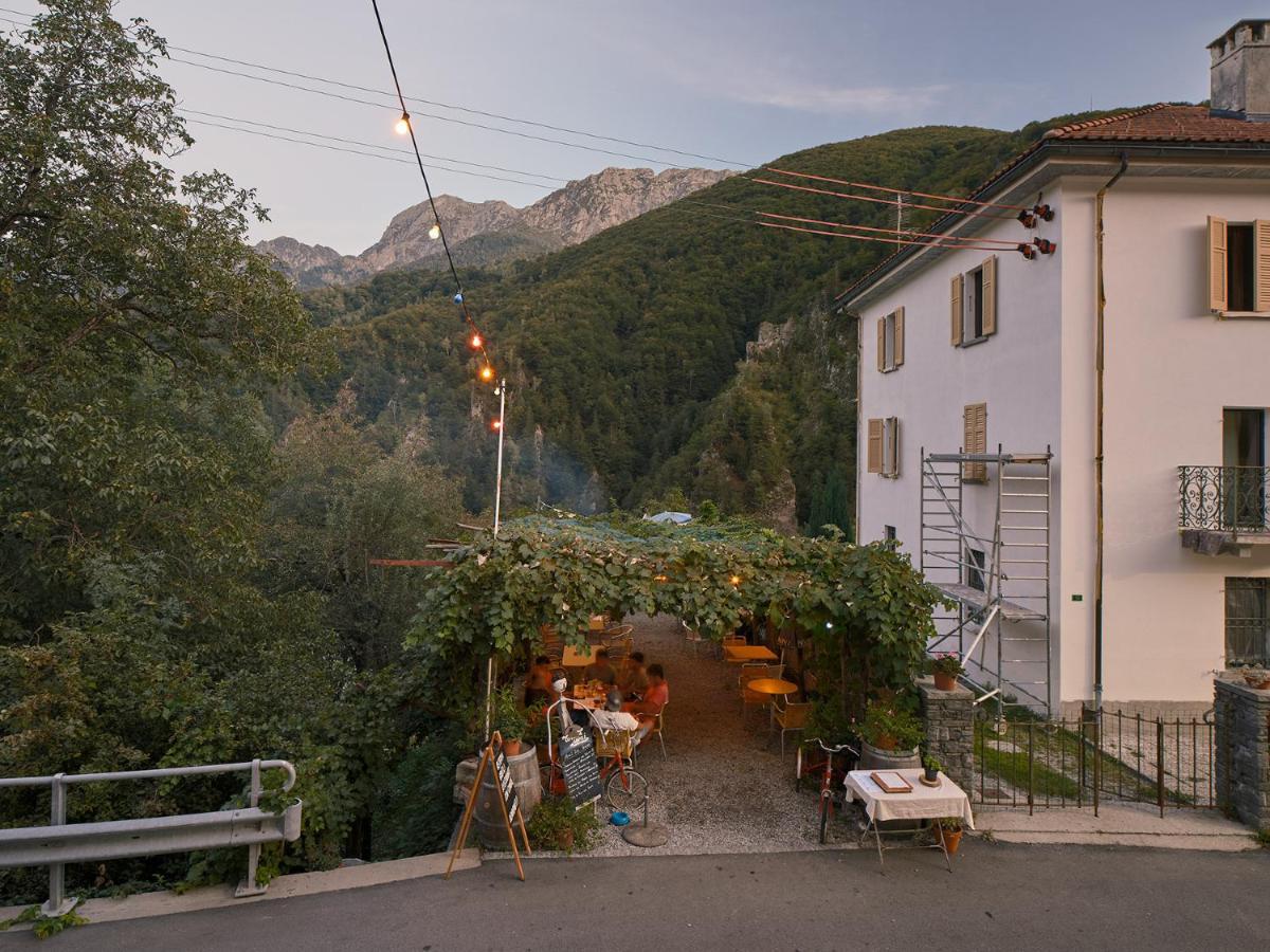 Osteria Gruetli Con Alloggio Borgnone Exterior foto